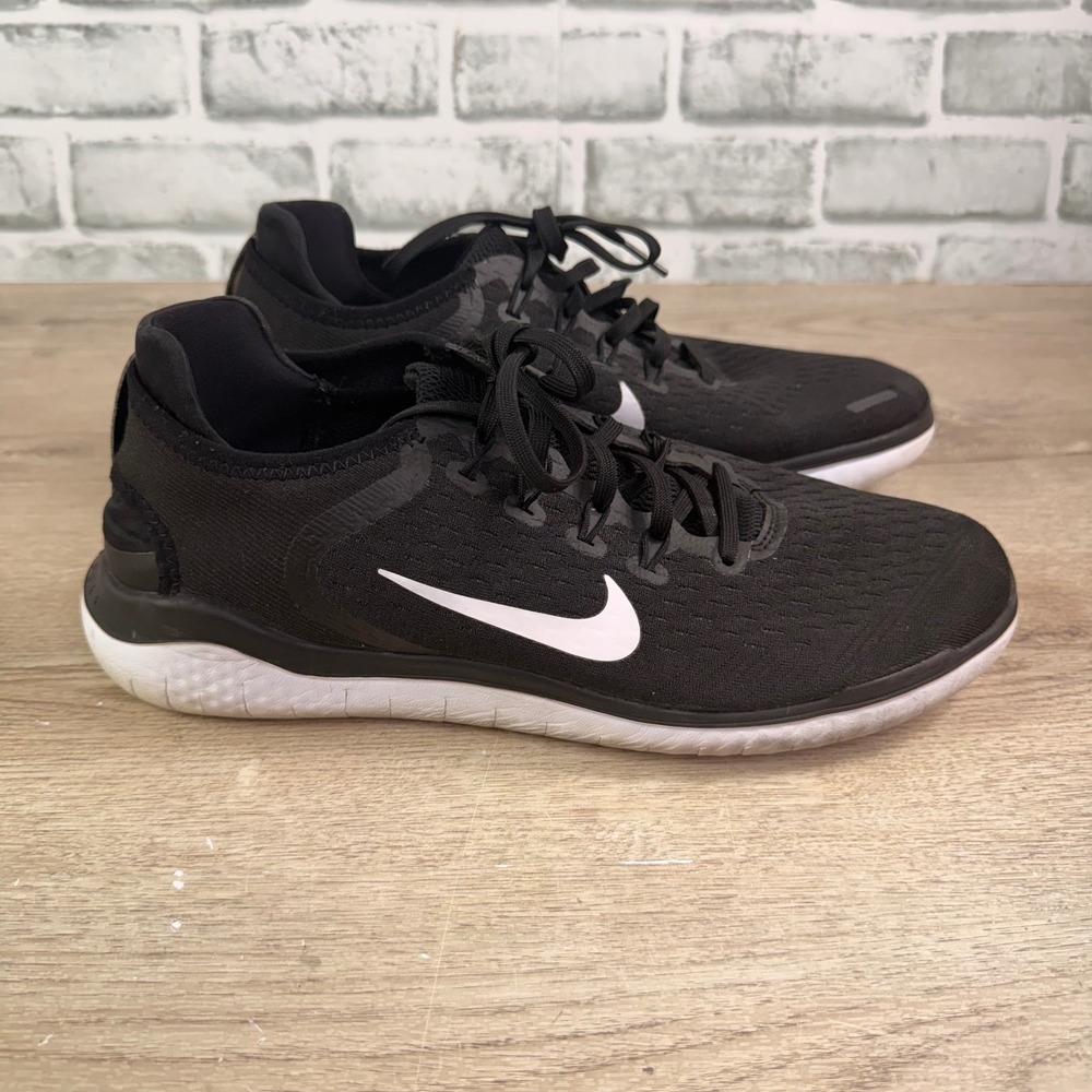 Nike Free RN Running Shoes Lightweight Black Womens 11